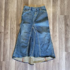 Free People Blue Angle Wing Skirt